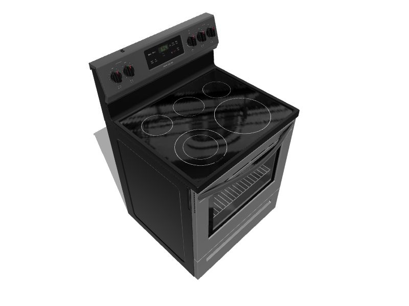 Frigidaire FFEF3054TD 30 Freestanding Electric Range in Black Stainless  Steel 