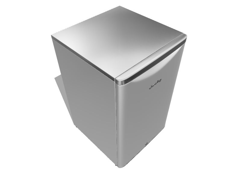 Danby 4.4 cu. ft. Retro Compact Fridge in Iridium Silver