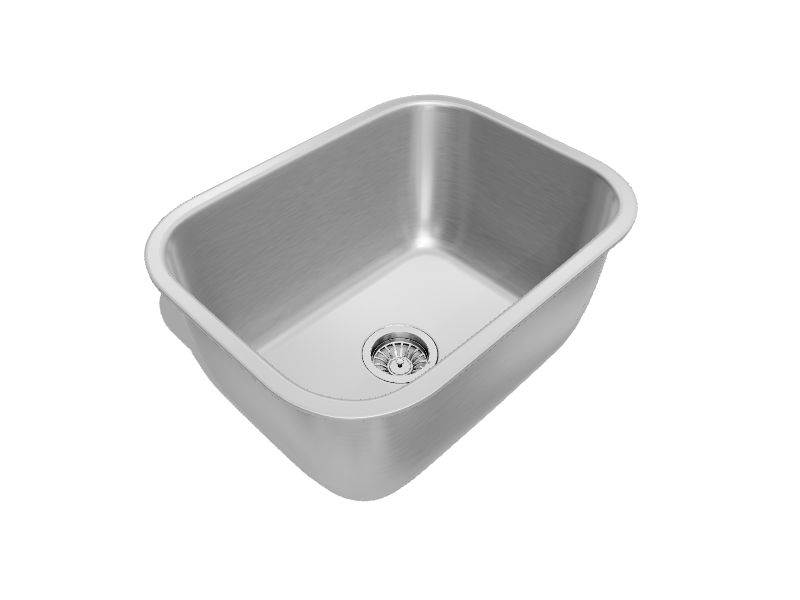 Blanco 23 x 173/4 in. Undermount Laundry Sink in Brushed Stainless