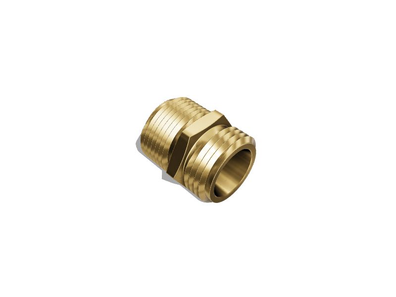 Proline Series 1/2-in x 1/2-in Threaded Male Adapter Nipple Fitting in the Brass  Fittings department at