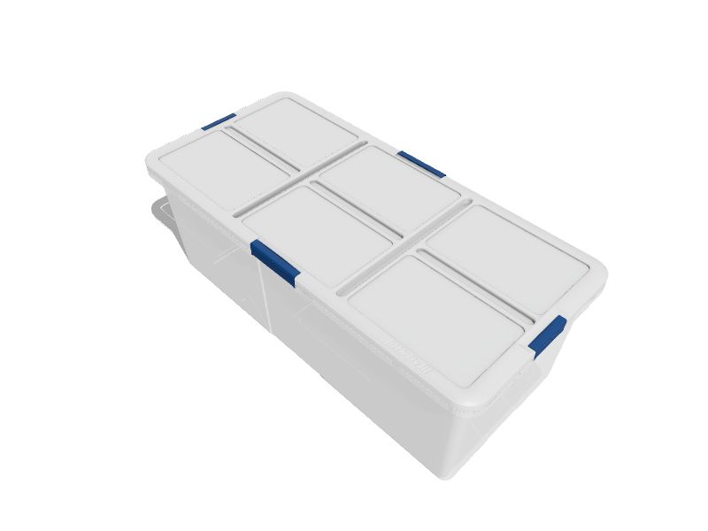 Large Modular Storage Box White Opaque - Brightroom™