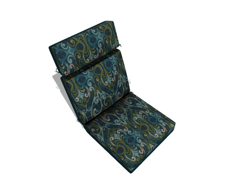 Style Selections 20 in x 21 in Salito Marine High Back Patio Chair