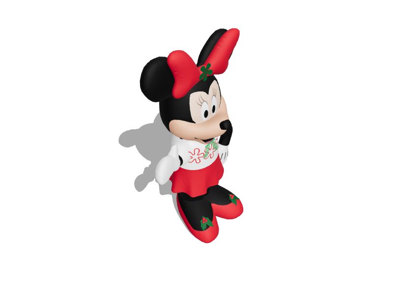 Disney Minnie 6-ft Lighted Minnie Mouse Christmas Inflatable at Lowes.com