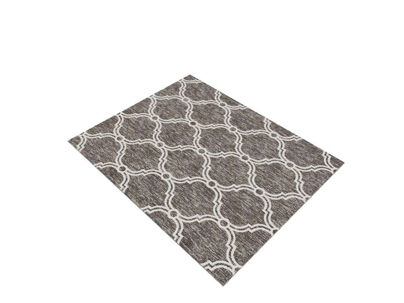 allen + roth Daislen 8 x 10 Grey Indoor Chevron Farmhouse/Cottage Area