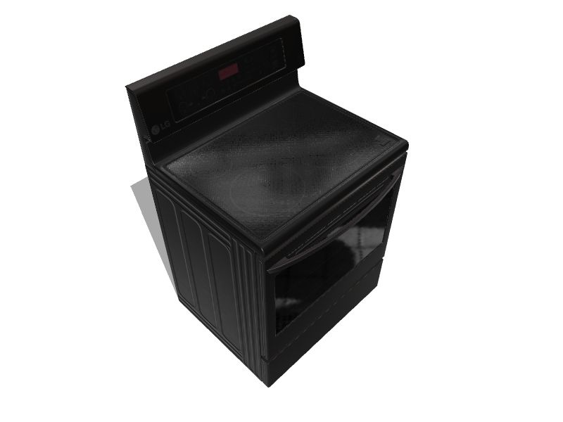 LG EasyClean 30in Smooth Surface 5 Elements 6.3cu ft SelfCleaning