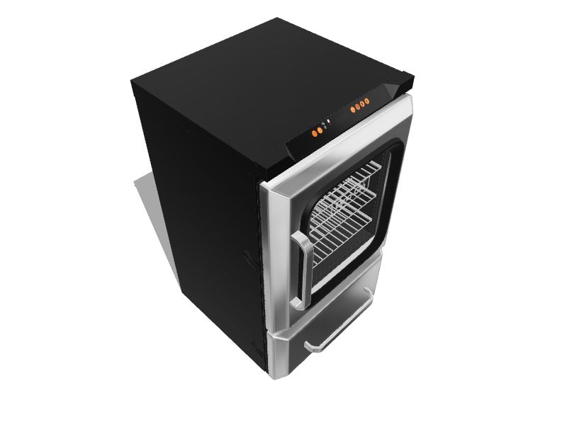 Ninja 180-Sq in Blue Smart Electric Smoker in the Electric Smokers  department at