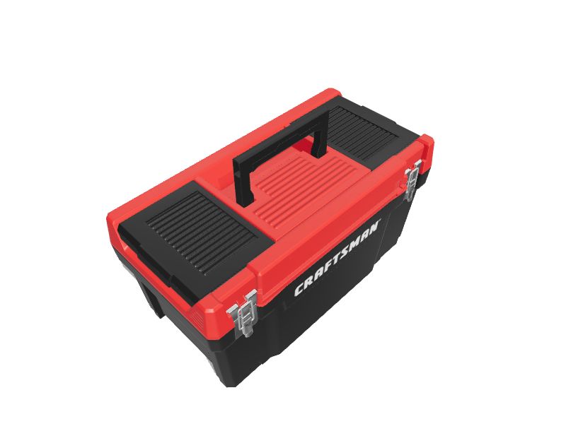 Buy Sinoart Hot Sale Portable Red Plastic Art Tool Box With Two