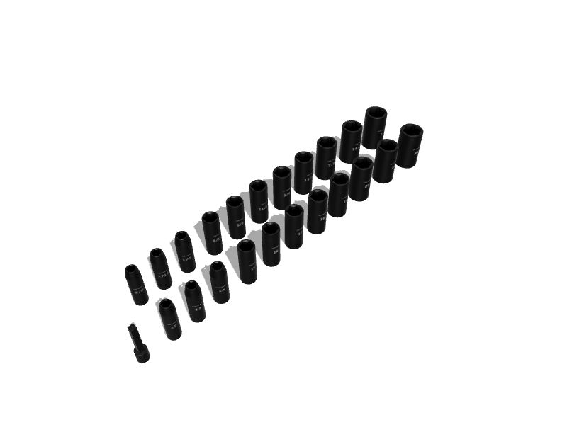 Craftsman 23 piece sale impact socket set