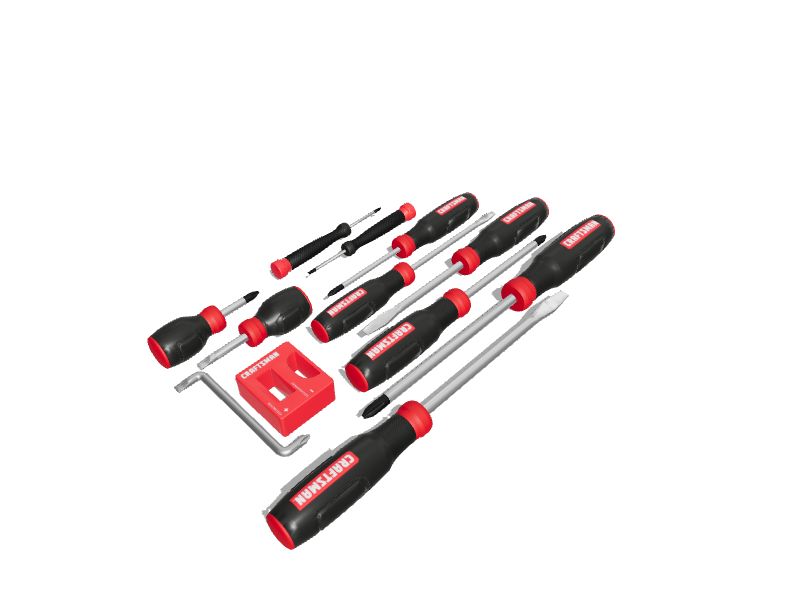 CRAFTSMAN Drill/Driver, 7-Amp, 1/2-Inch with Mechanics Tools Kit/Socket  Set, 57-Piece (CMED741 ＆ CMMT99446)並行輸入品