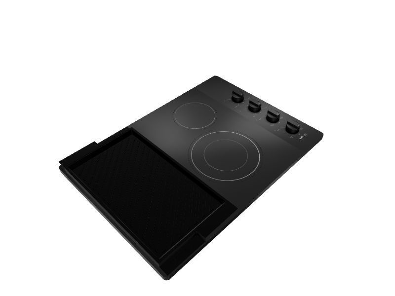 MEC8830HB Maytag 30-Inch Electric Cooktop with Reversible Grill