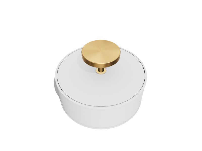 Safavieh Clara 3 Light Gold Semi Flush mount light in the Flush