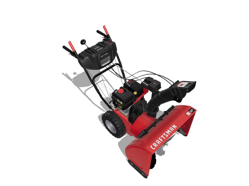 CRAFTSMAN SB650 28-in Three-stage Self-propelled Gas Snow Blower in the Snow  Blowers department at Lowes.com