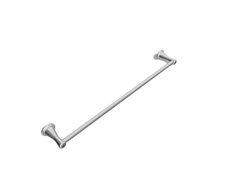 Peerless Bayside 24-in Polished Chrome Wall Mount Single Towel Bar Peerless Bayside 24-in Polished Chrome Wall Mount Single Towel Bar
