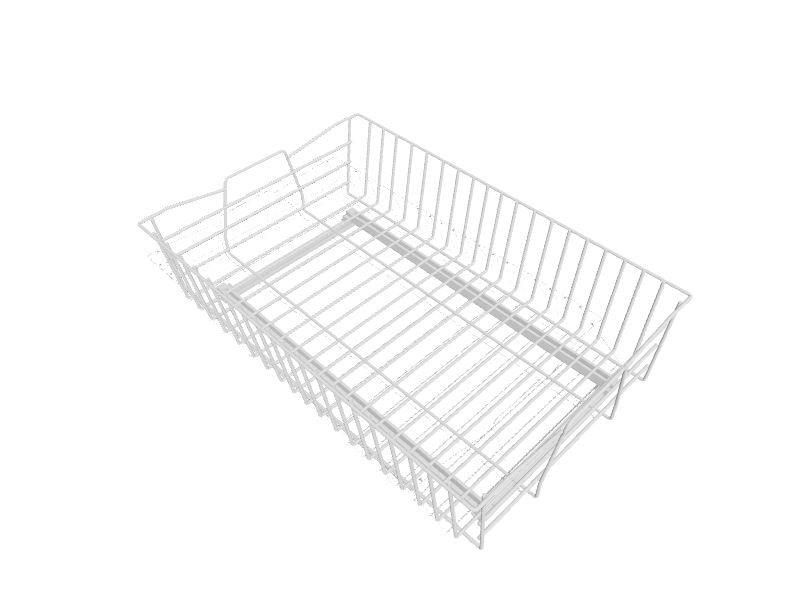 Simply Put 14.5-in W x 5.6875-in H 1-Tier Cabinet-mount Metal Soft Close  Pull-out Sliding Basket Kit in the Cabinet Organizers department at