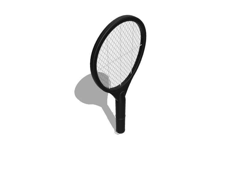 Black+Decker Electric Fly Swatter, Outdoor, Indoor Bug Zapper Tennis Racket