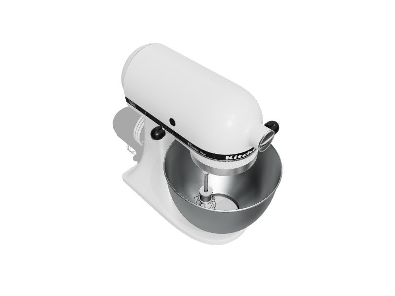 KitchenAid Classic Plus KSM75WH 4.5qt Tilt-Head Stand Mixer - White for  sale online