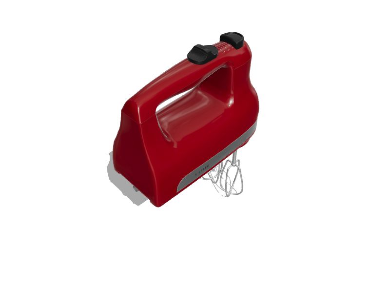 Kitchenaid Ultra Power Hand Mixer, 5 Speeds, Empire Red