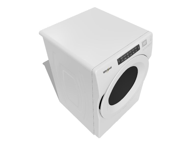 Whirlpool 7.4cu ft Stackable Electric Dryer (White) ENERGY STAR in the
