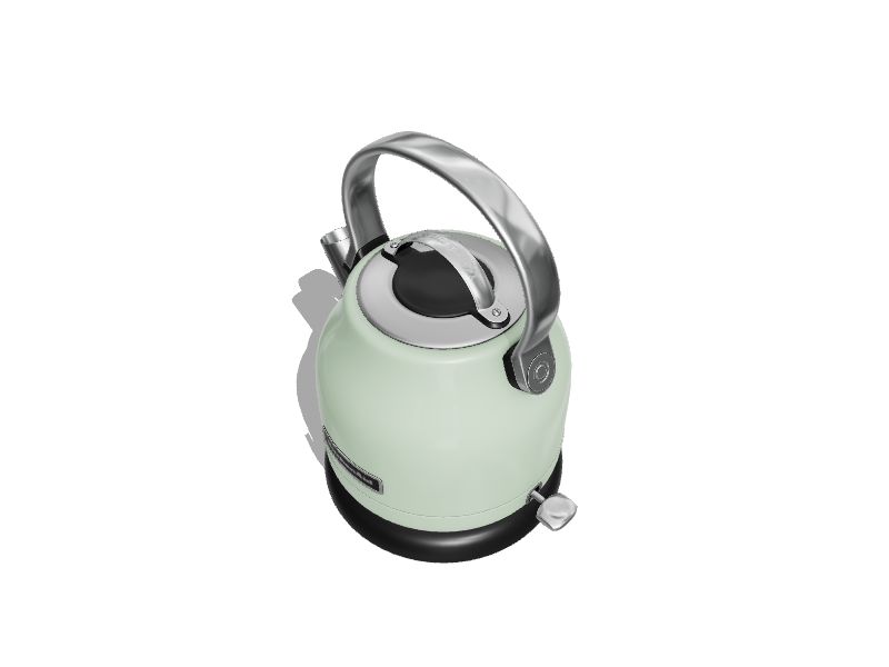 KitchenAid KEK1222PT 1.25 Liter Stainless Steel Pistachio Electric Kettle -  120V, 1500W