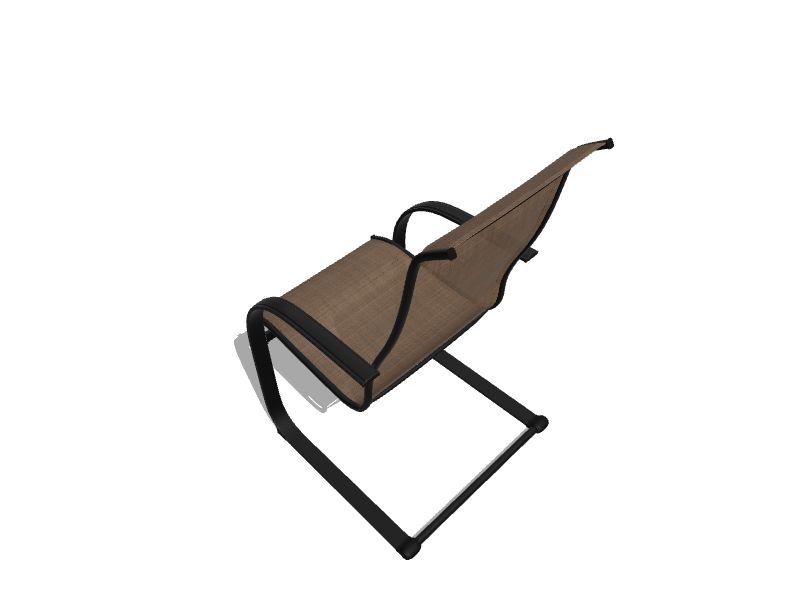 Garden Treasures Pelham Bay Set of 6 Black Steel Frame Spring