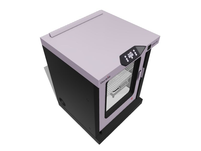 CharBroil Medallion 760Sq in Silver Electric Smoker at