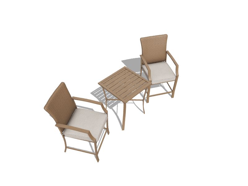 oakview terrace woven bistro set