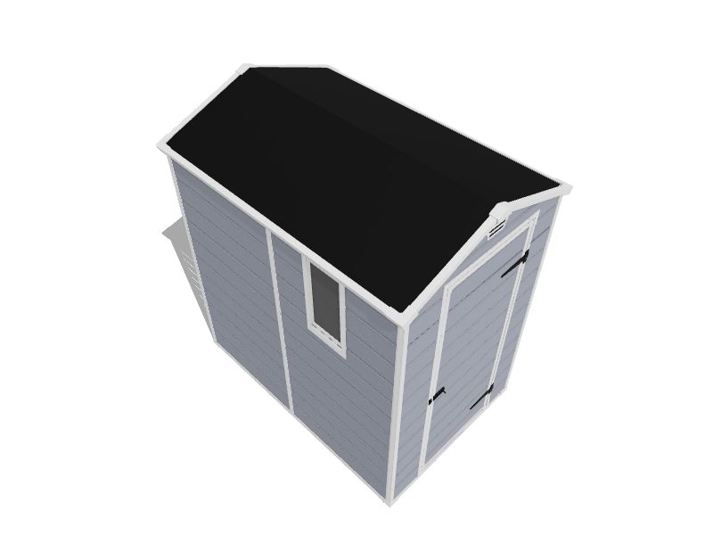 vrede premier Helemaal droog Keter 4-ft x 6-ft Manor Gable Resin Storage Shed (Floor Included) in the  Vinyl & Resin Storage Sheds department at Lowes.com