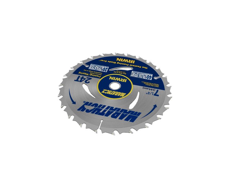 7-1/4 Bulk Piranha 24T Saw Blade