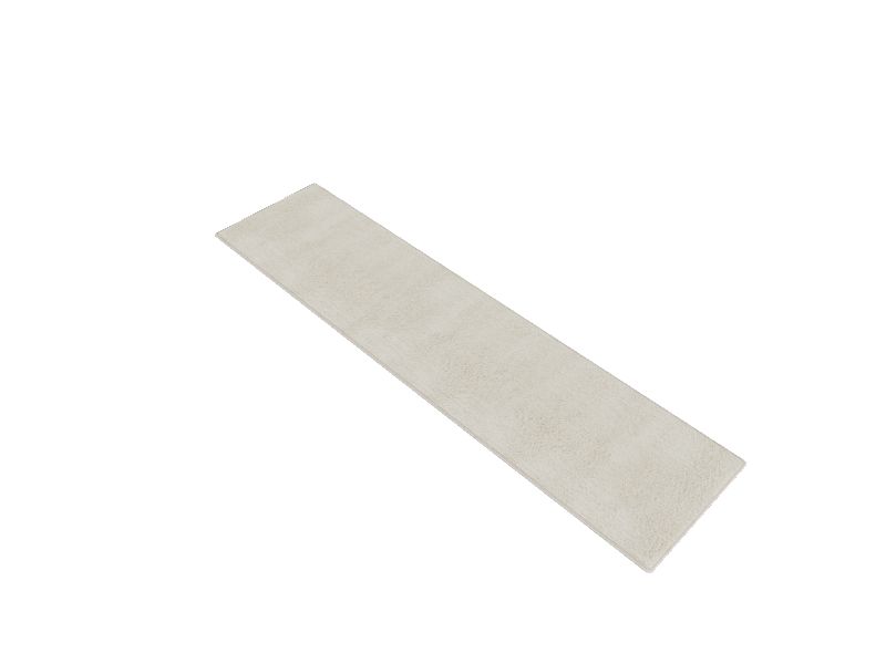 Mohawk Home Enchantment 2 x 8 Dove Eyelash Indoor Solid Farmhouse/Cottage Runner Rug at