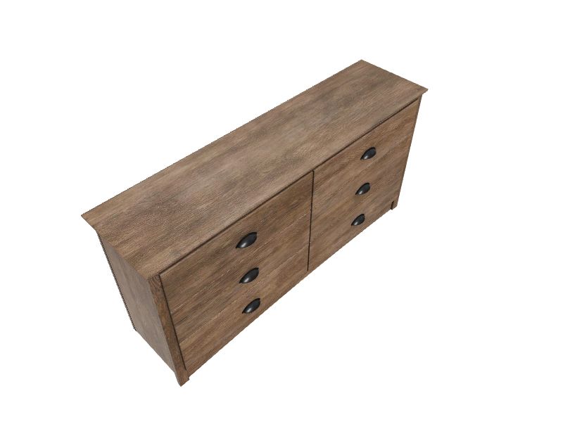 Prepac Salt spring Drifted Gray 6-Drawer Combo Dresser in the Dressers  department at