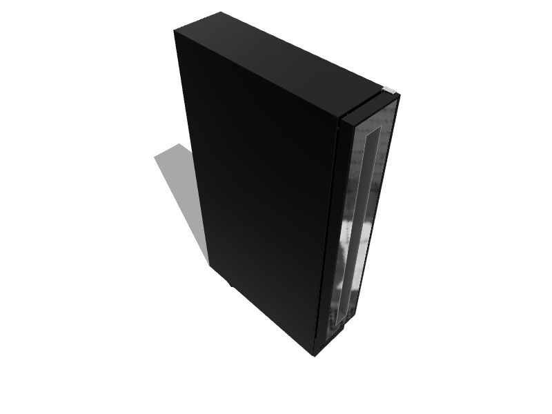 Vinotemp 5.5in W 7Bottle Capacity Black BuiltIn/freestanding Wine