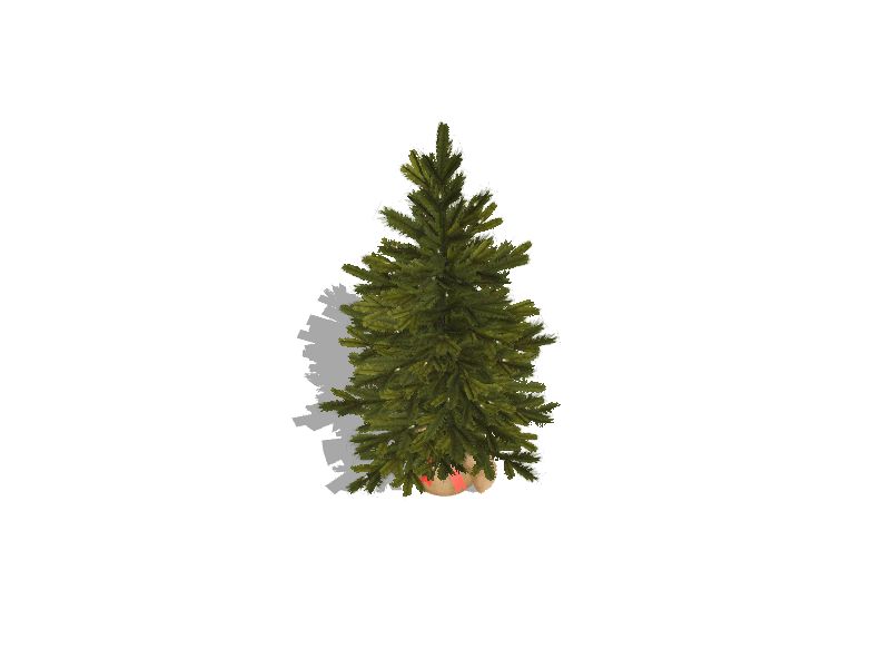 National Tree Company 3ft Spruce Prelit Slim Artificial Christmas