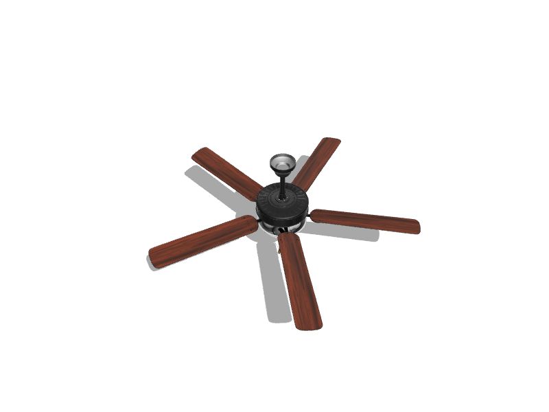 Progress Lighting Builder Fan 52-in LED Indoor Downrod or Flush Mount Ceiling Fan with Light (5-Blade) in the Ceiling Fans department Lowes.com