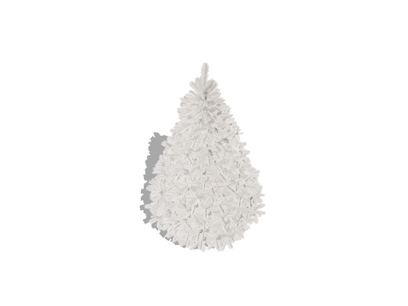 The white Christmas tree….