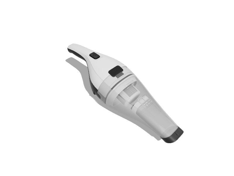 BLACK+DECKER dustbuster QuickClean Cordless Handheld Vacuum, White  (HNVC215B10)