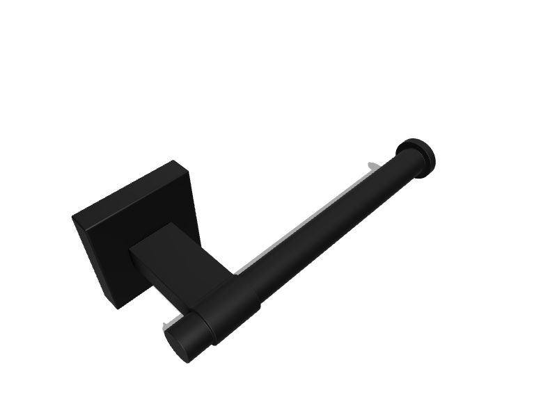 Franklin Brass Maxted Matte Black Wall Mount Euro Toilet Paper Holder in  the Toilet Paper Holders department at