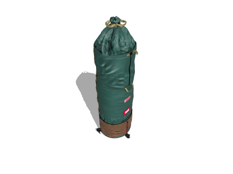 Holiday Living 25.5-in W x 51-in H Red Collapsible Rolling Upright  Christmas Tree Storage Bag (For Tree Heights 8.1-ft-9-ft) in the Christmas  Tree Storage Bags department at