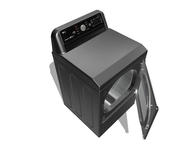 LG EasyLoad Smart WiFi Enabled 7.3cu ft Smart Electric Dryer