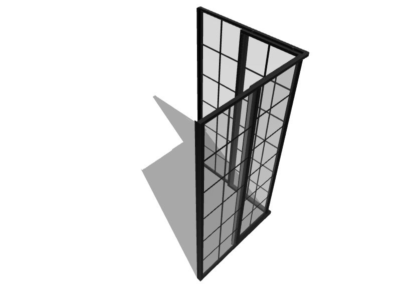 French Corner 40-1/2 Inch D x 40-1/2 Inch W x 72 Inch H Framed Sliding  Shower Enclosure in Satin Black