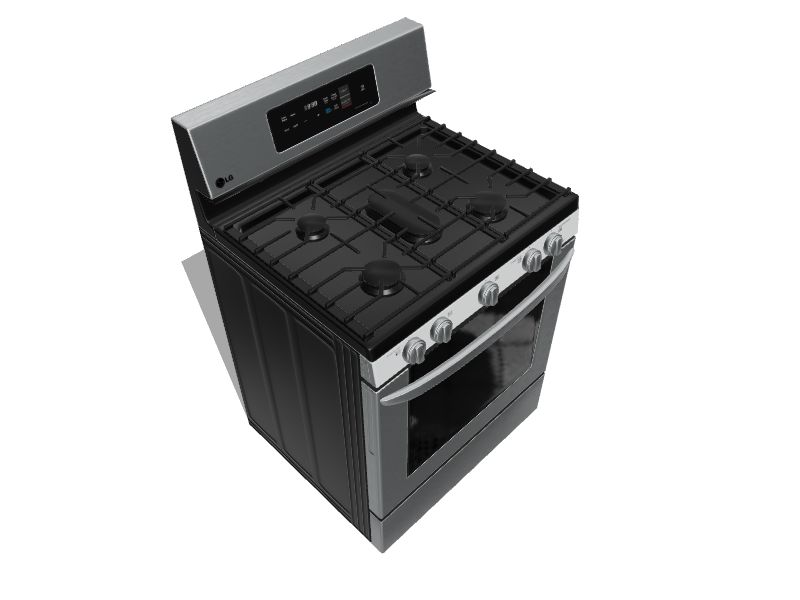 LG LRG3194ST 5.4 cu.ft. Gas Single Oven Range with Fan Convection,  EasyClean®, Self Clean, Wide Grate, Panel Touch Control, Rectangular Griddle,  Stainless Steel 