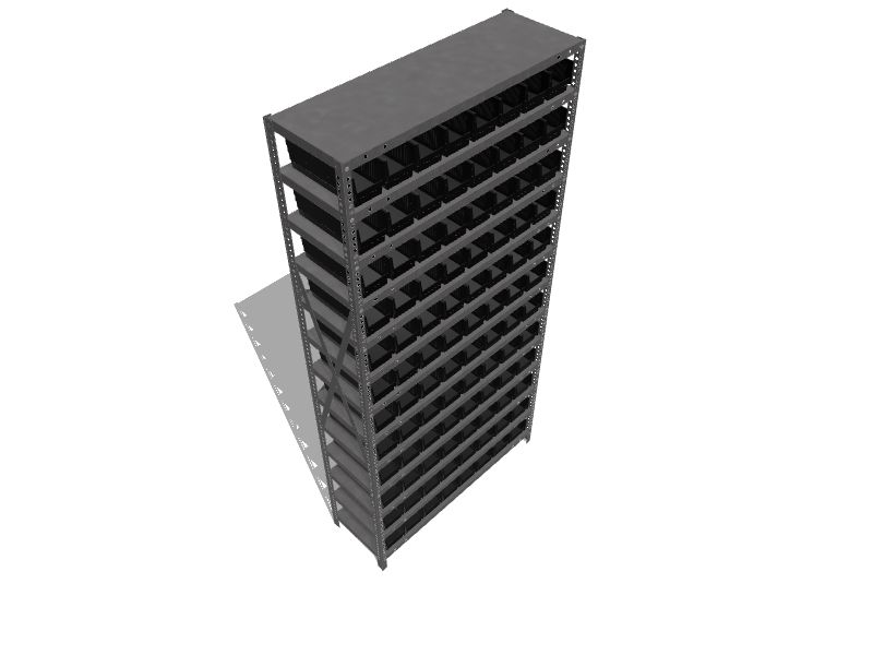 Quantum Storage Systems Steel Heavy Duty 13-Tier Utility Shelving