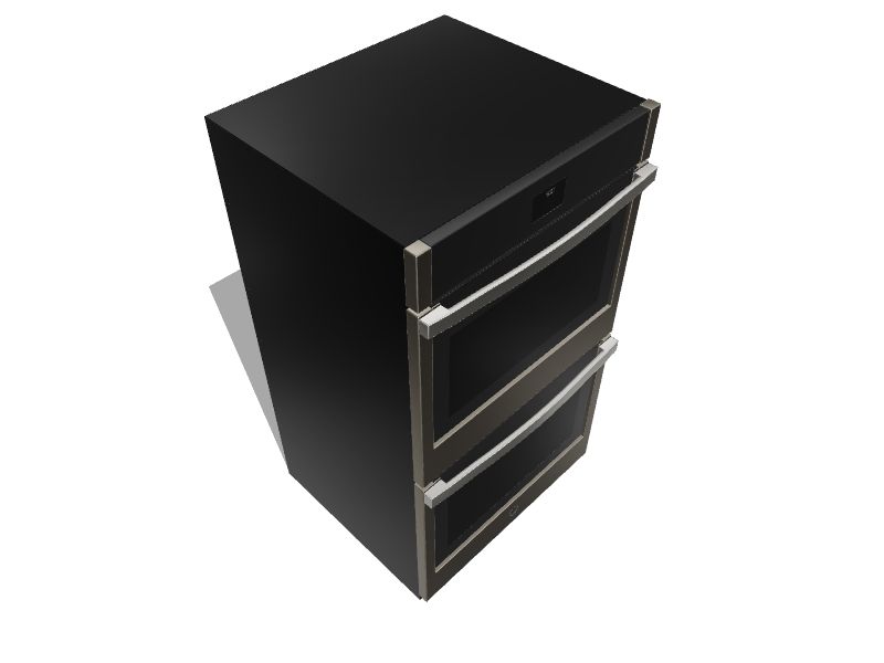 GE 30in Self and Steam Cleaning Singlefan European Element Smart Double Electric Wall Oven