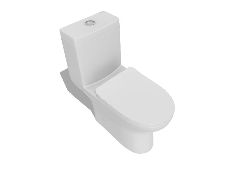 Swiss Madison Ivy Glossy White Dual Flush Elongated Standard Height Soft Close Toilet 12in