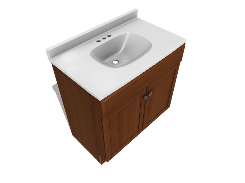 Project Source 30-in Gray Single Sink Bathroom Vanity with White Cultured  Marble Top in the Bathroom Vanities with Tops department at