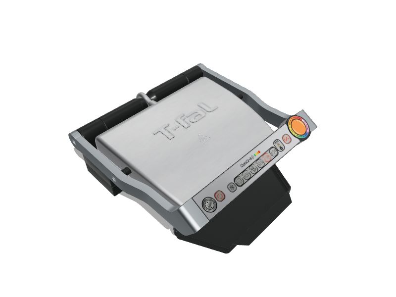 T-Fal OptiGrill + Stainless Electric Grill - GC712D54