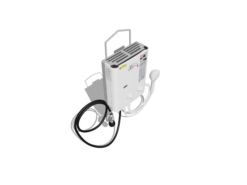 EZ Tankless Camp Champ Portable Hot Water System- Camping 1.4-GPM 37500-BTU  Outdoor Liquid Propane Tankless Water Heater in the Water Heaters  department at Lowes.com