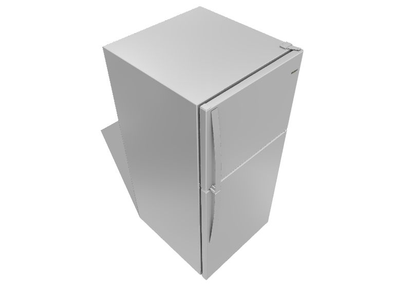 Whirlpool 18.2cu ft TopFreezer Refrigerator with Ice Maker (Stainless