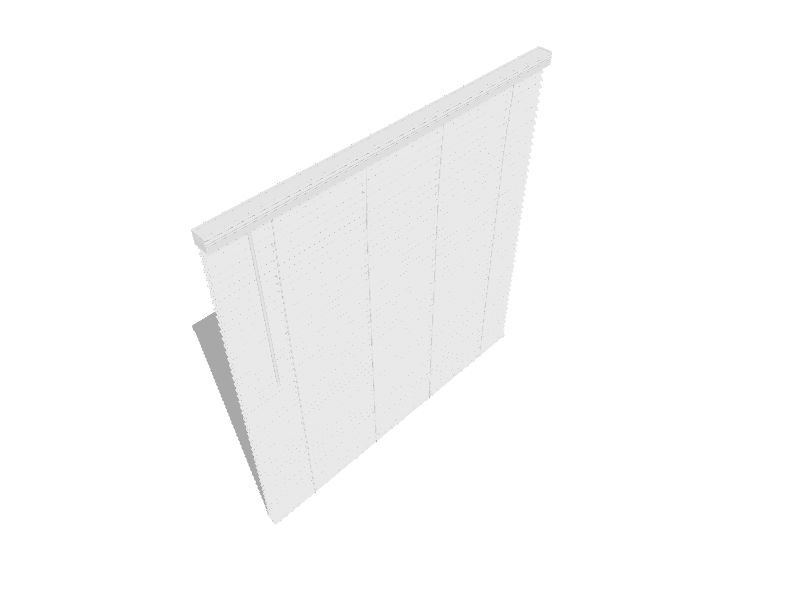 allen + roth 2.5-in Slat Width 70-in x 72-in Cordless White Faux Wood ...