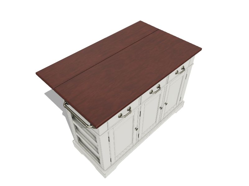 Frobisher Solid Wood Kitchen Island