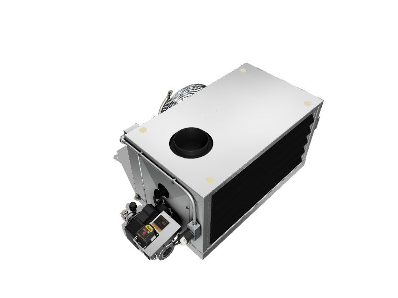 MorrHeat 160000BTU Forcedair Garage Heater (Oil/Gas Mix) in the Gas